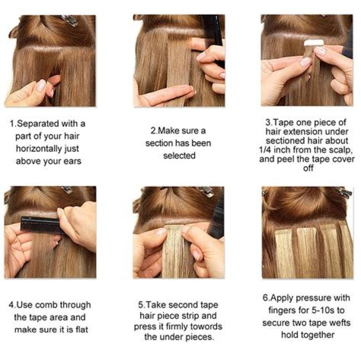 Can you put your own tape in hair extensions?