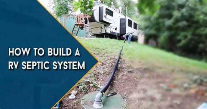 How do I build a small RV septic tank?