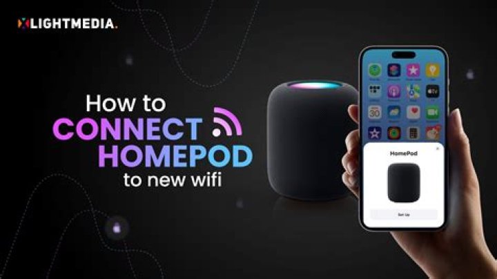 How do I connect my iPhone to HomePod?