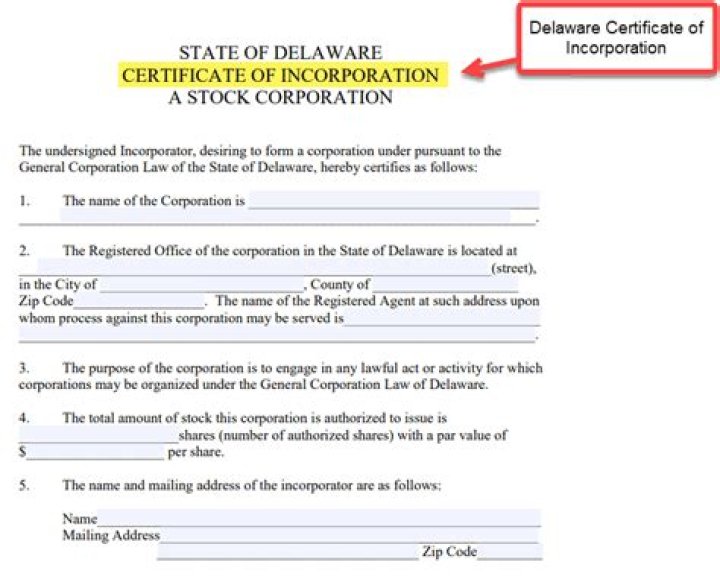 How do I get a copy of my certificate of incorporation in Delaware?