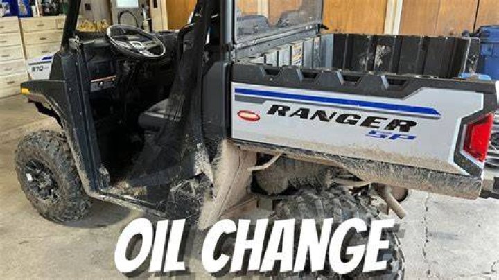 How do you check the oil on a Polaris Ranger?