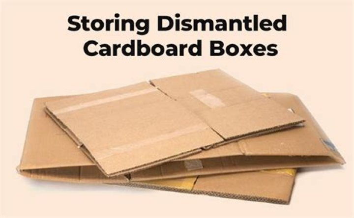 How do you store empty cardboard boxes?