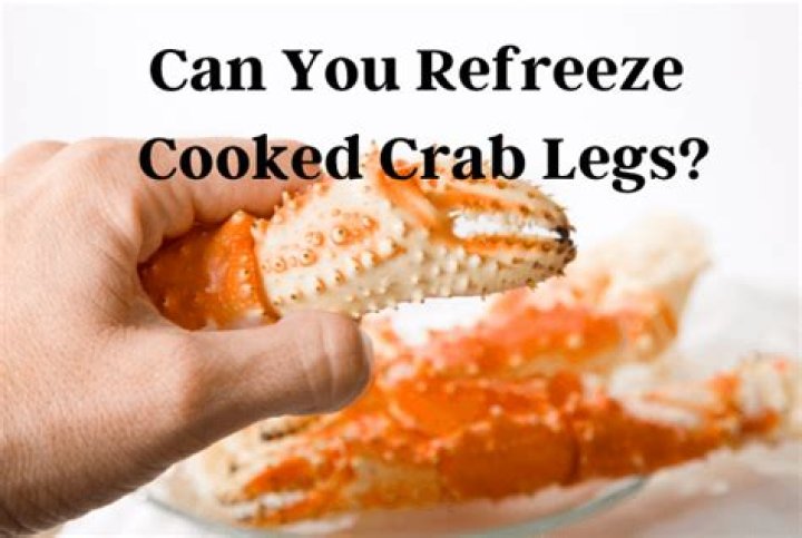 How long can you keep thawed crab legs?