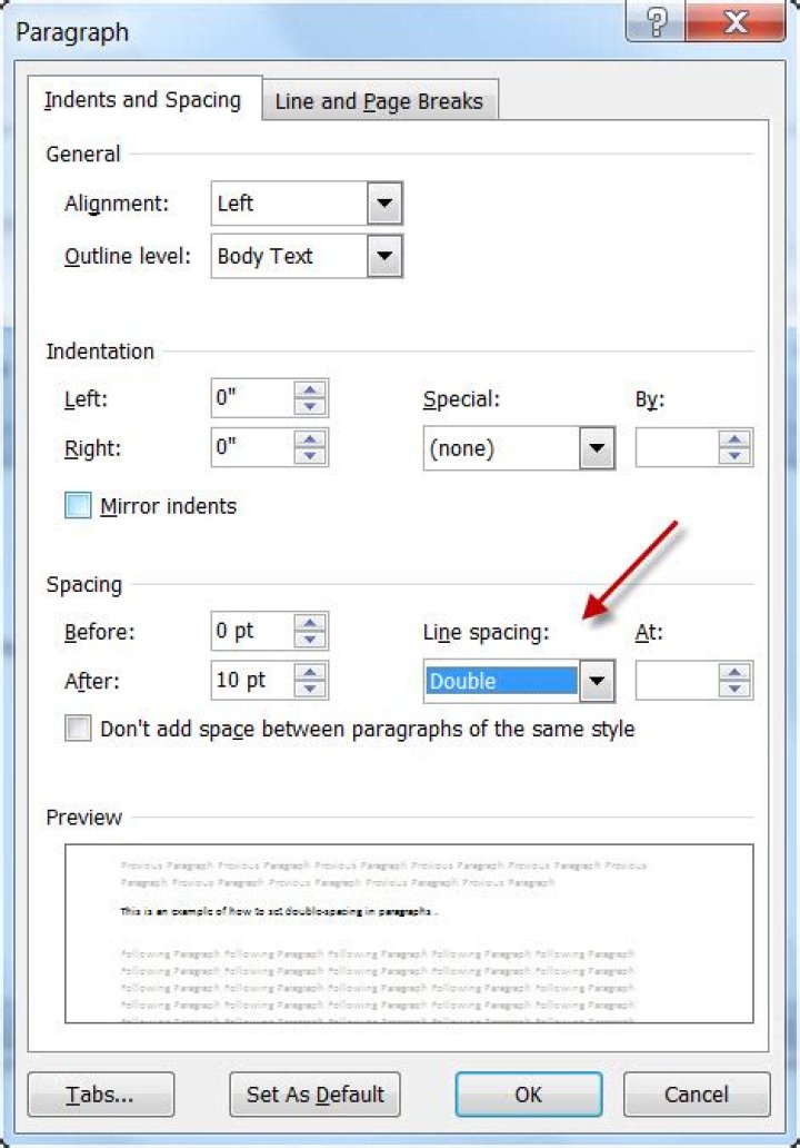 Is AP style double spaced?