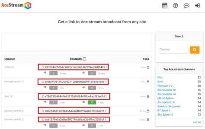 What are Acestream links?