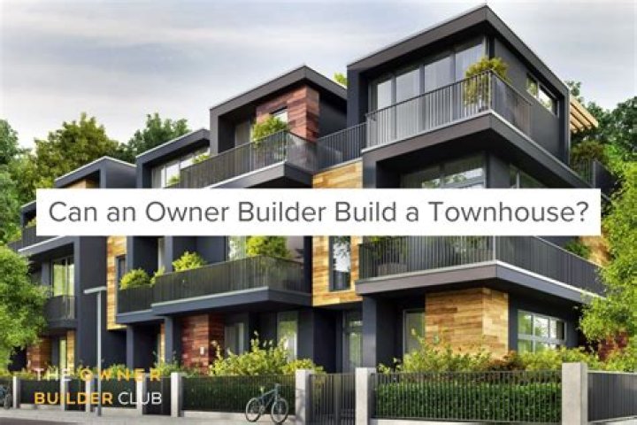 What can an owner builder build?