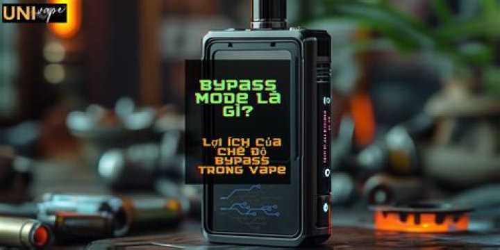 What does bypass mode mean on a vape?