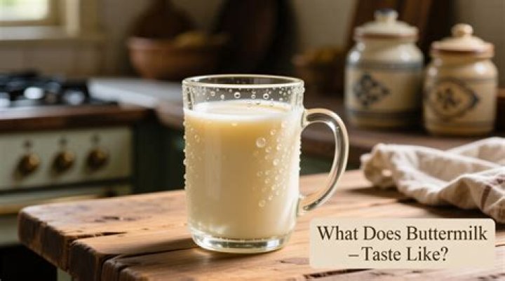 What does real buttermilk taste like?