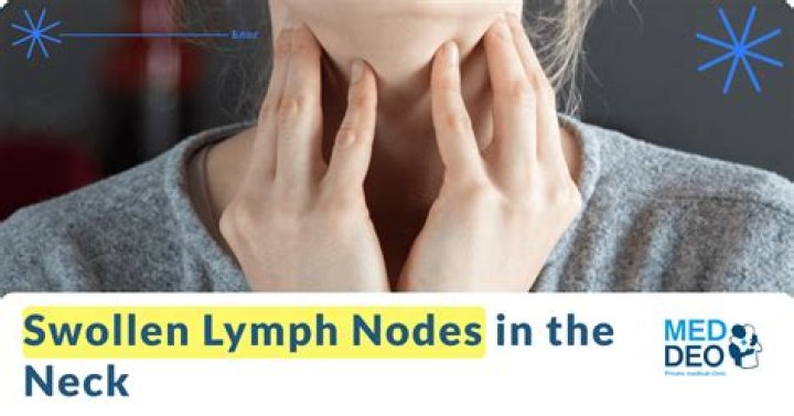 What helps swollen lymph nodes in neck?