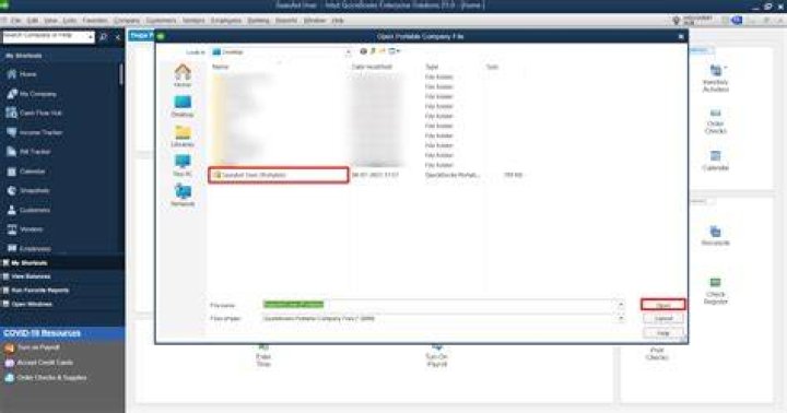 What is a portable QuickBooks file?