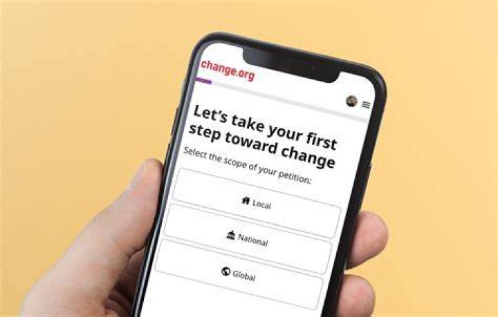 What is change org petition?