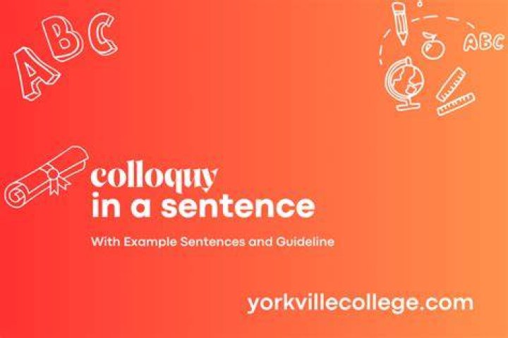 What is colloquy in a sentence?