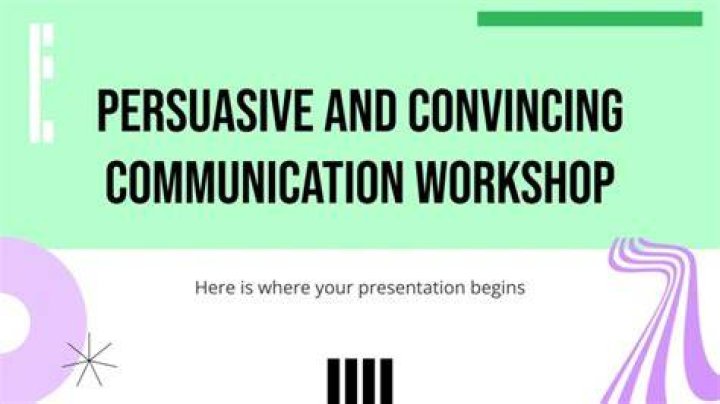 What is convincing communication?