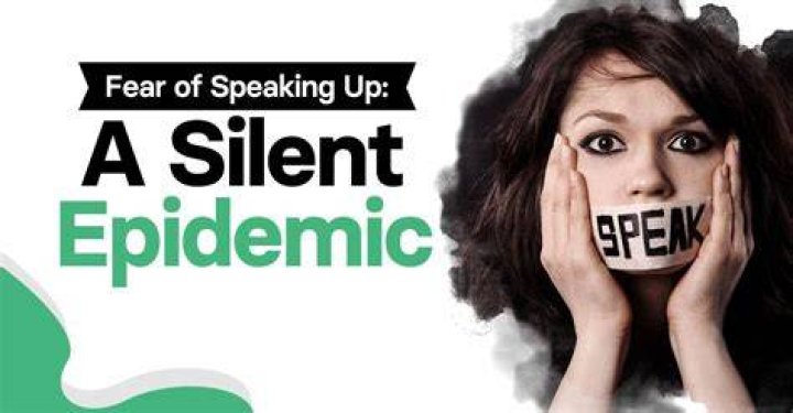 What is the fear of speaking up?
