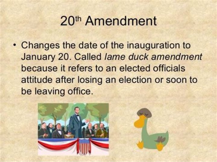 Why was the Twentieth Amendment created?